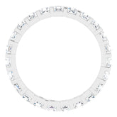 Platinum 1 1/6 CTW Natural Diamond Eternity Band Size 6